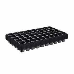 10 Pack of 50 Cell Seedling Trays with Drain Holes, 500 Cells mini ornamental plant  