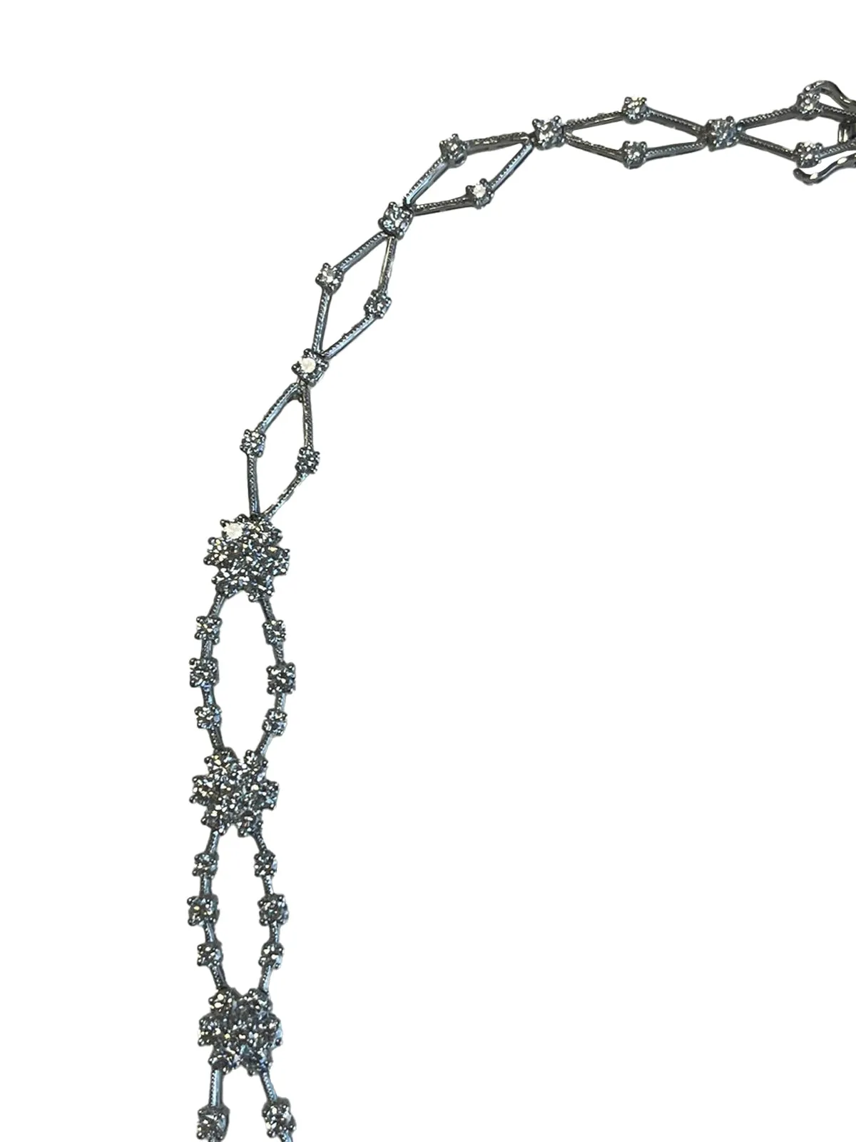 11.8ctw Natural Radiant Cut Yellow Fancy Color 5.80ct White Diamonds Necklace