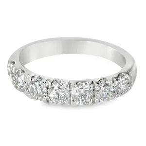 1.3 ctw White Gold Lab-Grown Diamond Wedding Band