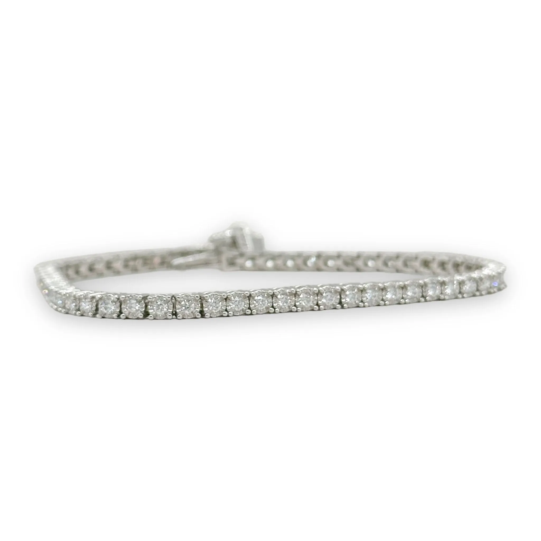 14K W Gold 1.04ctw G/SI1 Diamond Tennis Bracelet