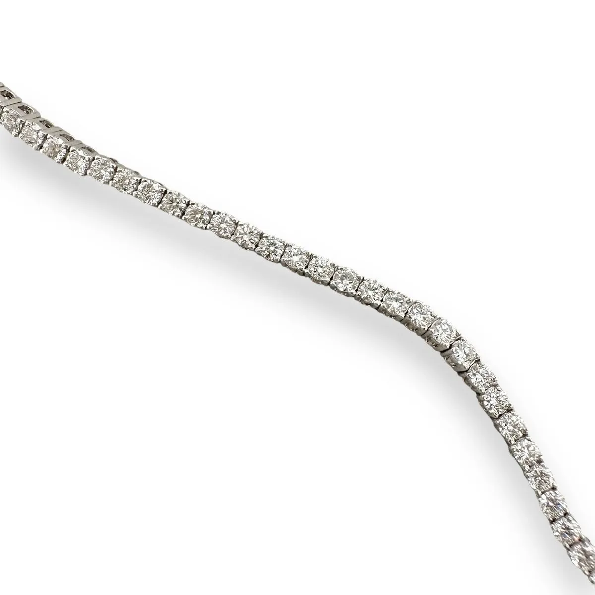 14K W Gold 1.50ctw E-F/VS1  Lab-Created Diamond Tennis Bracelet