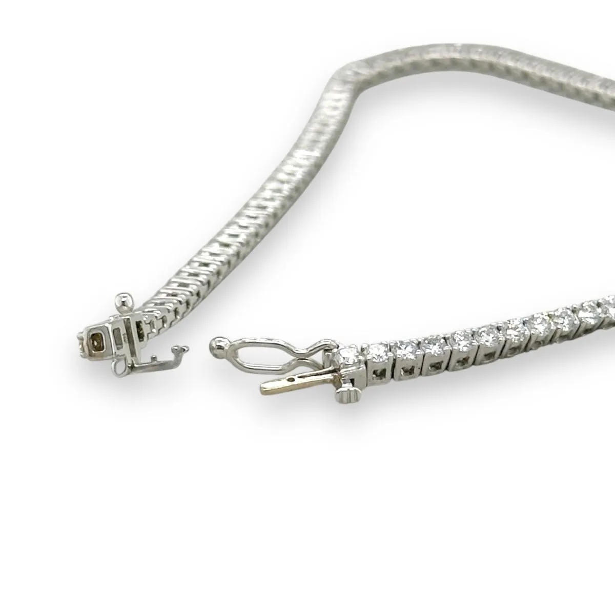 14K W Gold 1.50ctw E-F/VS1  Lab-Created Diamond Tennis Bracelet