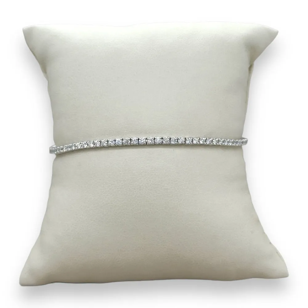 14K W Gold 2.00ctw I/SI1 Diamond Tennis Bracelet