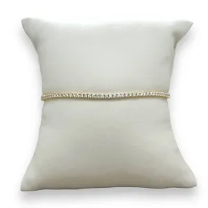 14K Y Gold 1.35cttw I/SI1 Diamond Tennis Bracelet