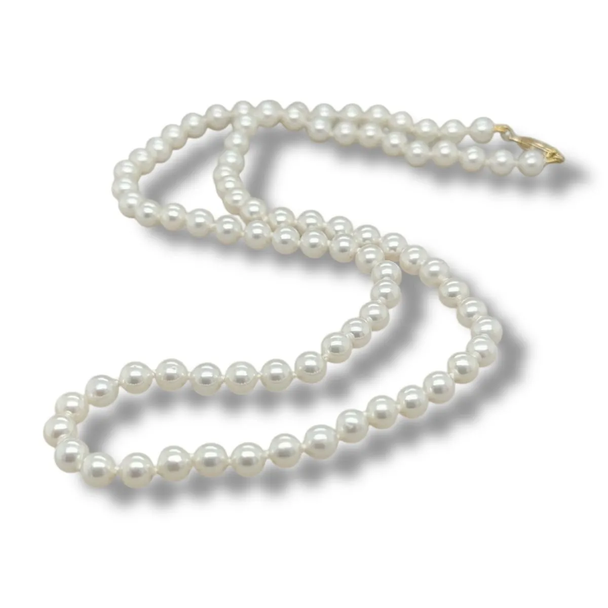 14K Y Gold 16" 4.5X5mm FWP Necklace