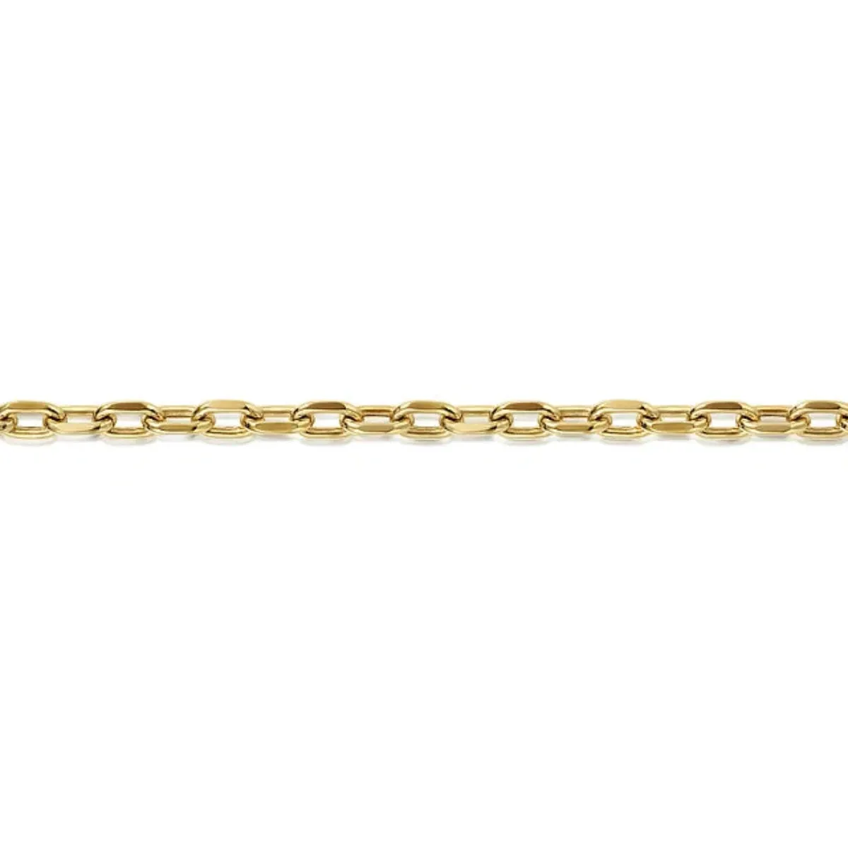 14K Y Gold Hollow Chain Bracelet