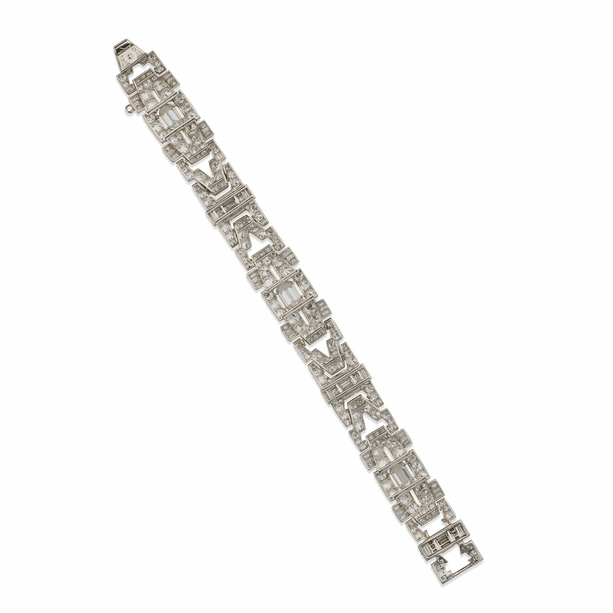 1930s Art Deco Diamond Bracelet