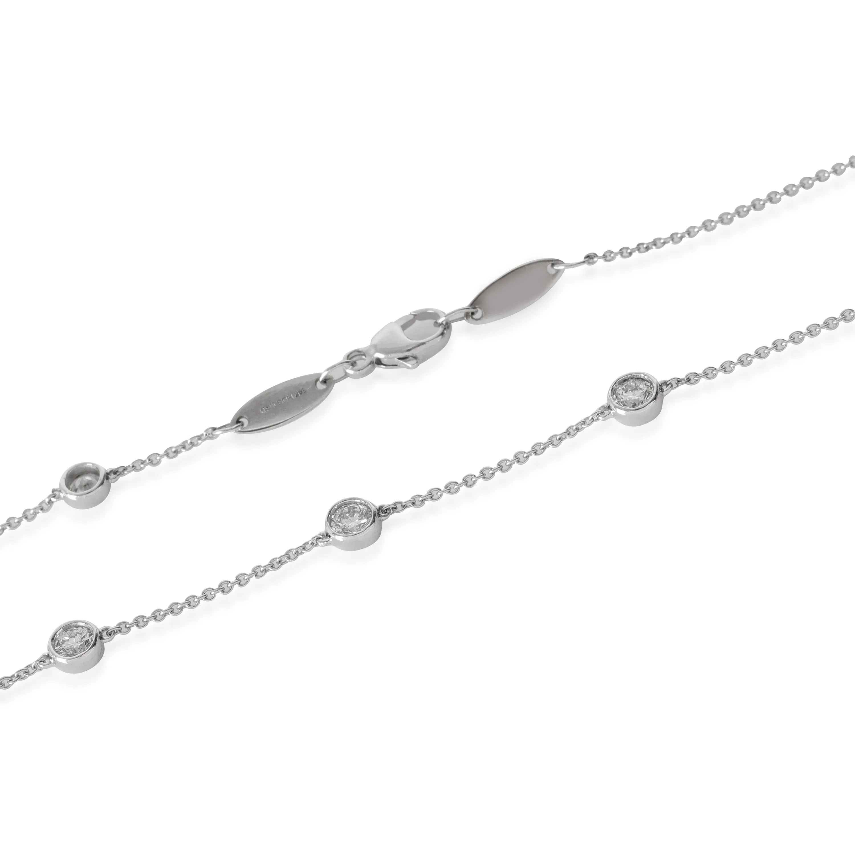 2 ctw White Gold Lab-Grown Diamond Necklace