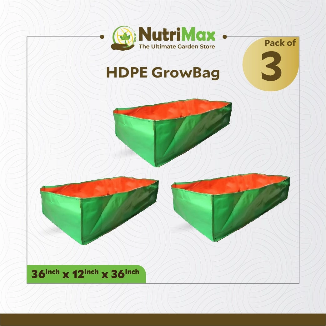 200 GSM HDPE Grow Bags 36 x 36 x 12 inch Outdoor Plant Bag