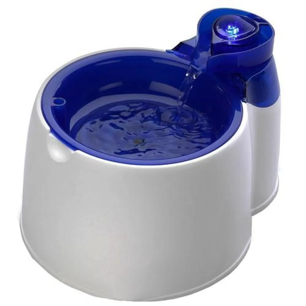 2L Fountain Fresh Pet Water Filter Bowl - Interactive Dog Cat Purifier V238-SUPDZ-43022377734