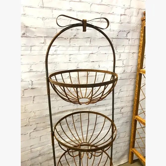 3 Tier Stand with Scrolls Planter or Store Display