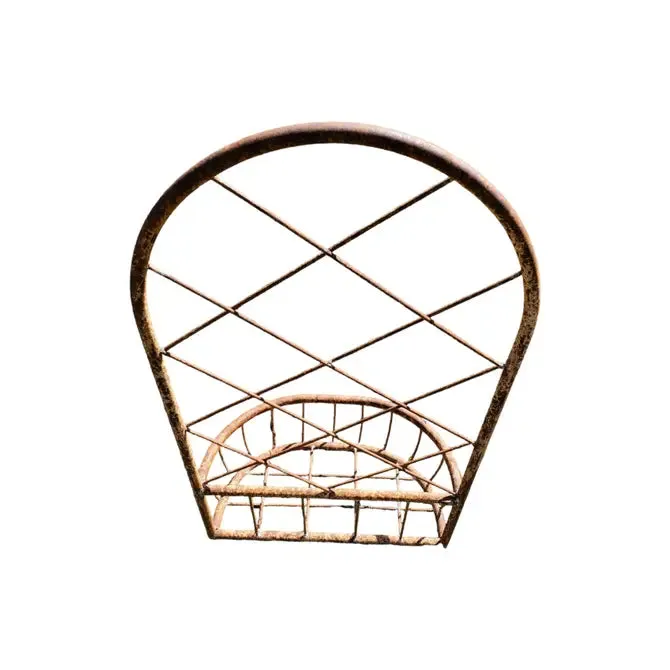 34" Rounded Top Basket with X Pattern
