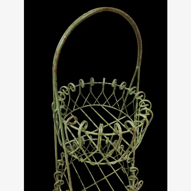 38" Tall 2 Basket Planter Round