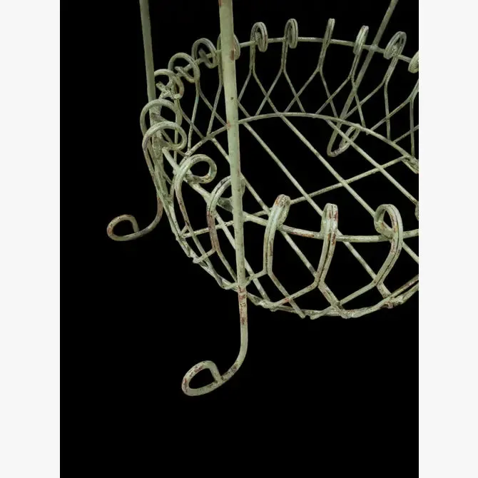 38" Tall 2 Basket Planter Round