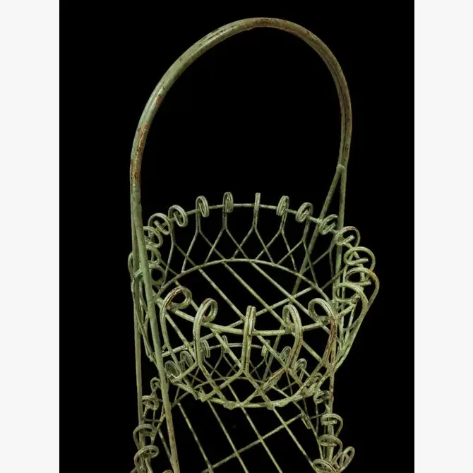38" Tall 2 Basket Planter Round