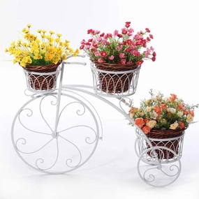 3-Tier Garden Cart Planter Stand Flower Pot Stand cactus succulent plant  