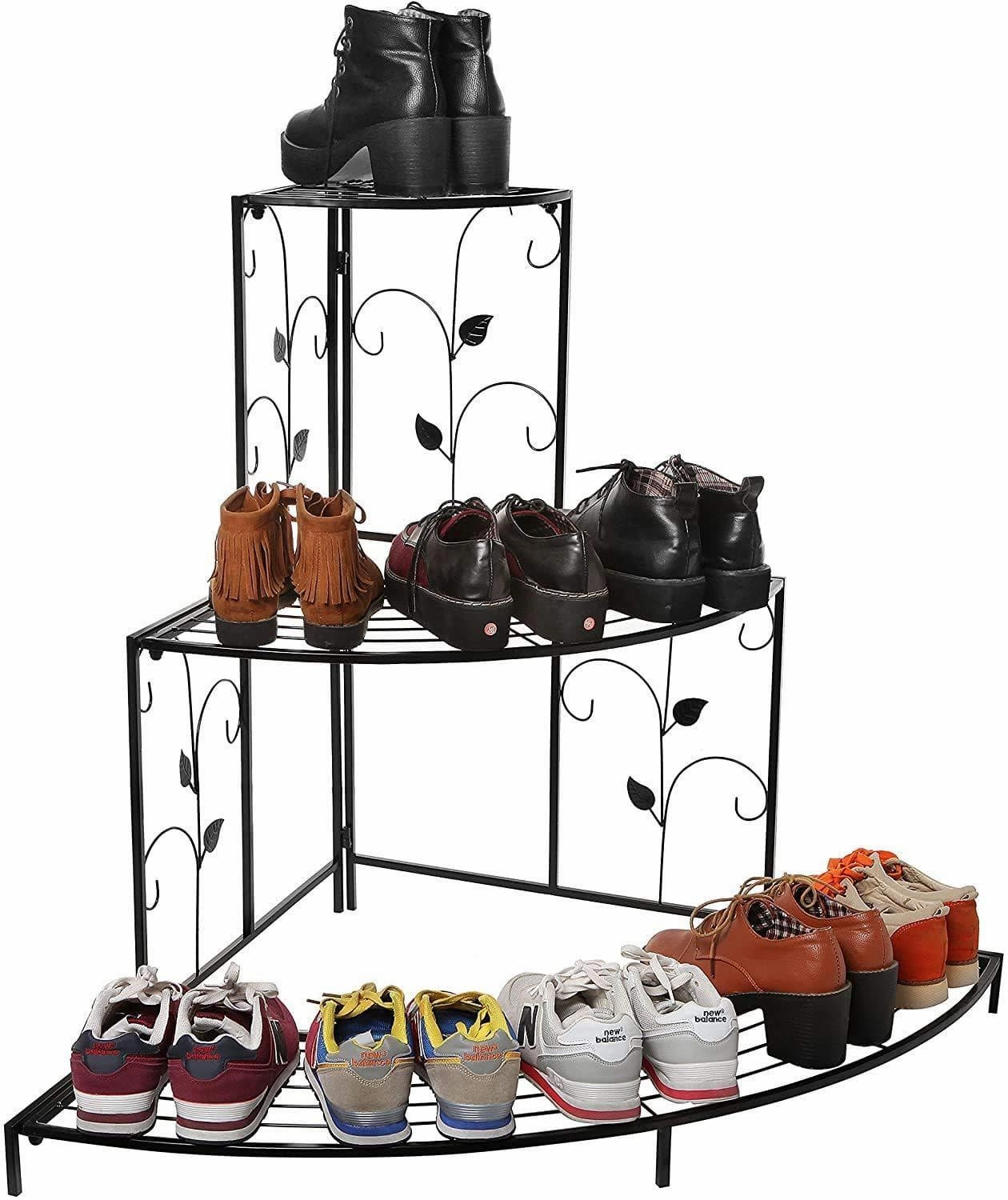 3-Tiers Shoe Rack/Multipurpose Storage Rack Flower Pot Stand cactus succulent plant  