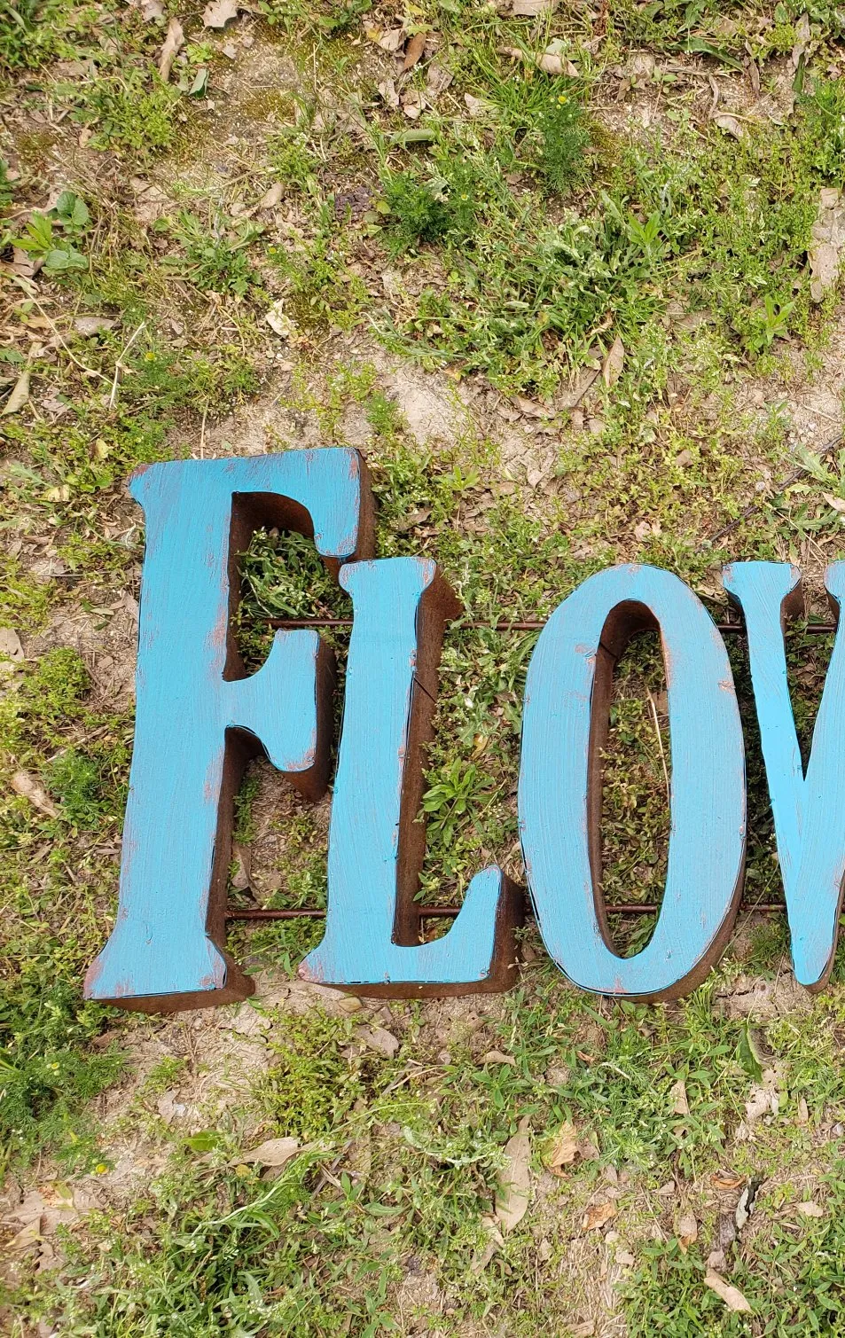 3D Flowers Sign decorative plants  