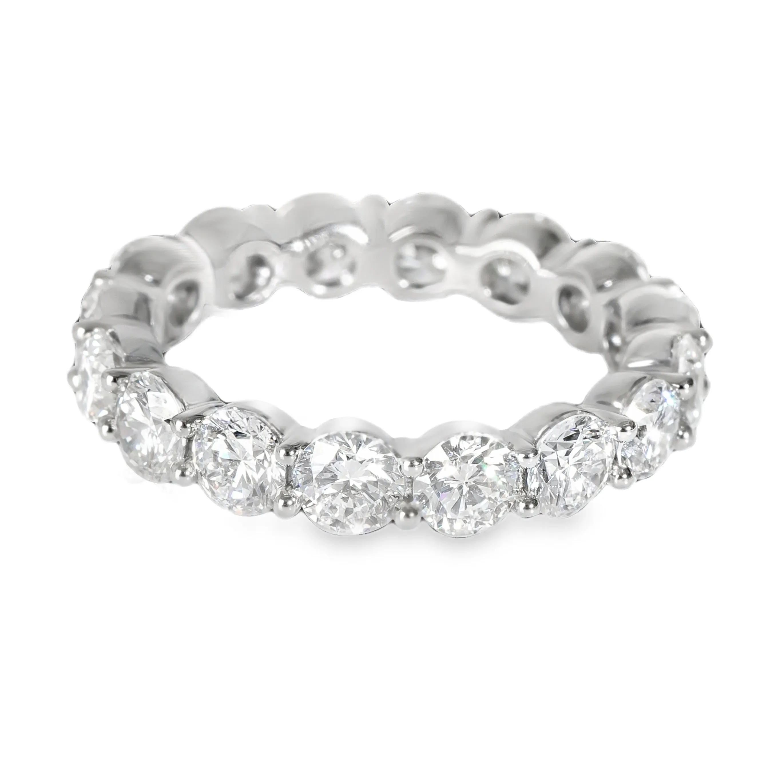 4 ctw White Gold Lab-Grown Diamond Wedding Band