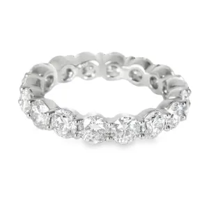 4 ctw White Gold Lab-Grown Diamond Wedding Band