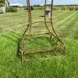 40" Square Round Urn Vintage Plant Stand