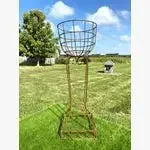 40" Square Round Urn Vintage Plant Stand