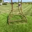 40" Square Round Urn Vintage Plant Stand