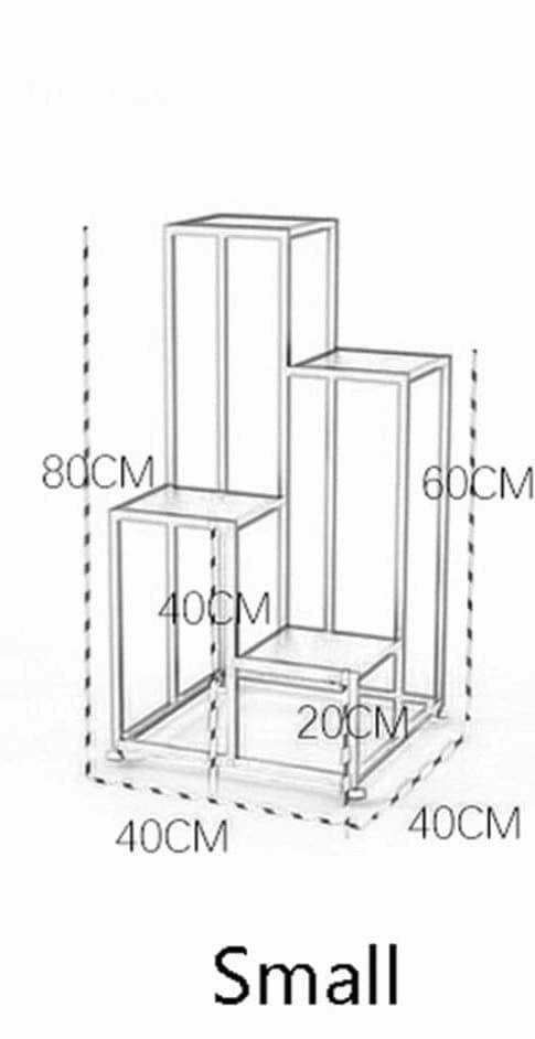 4- Tier Square Pot Stand for Living Room