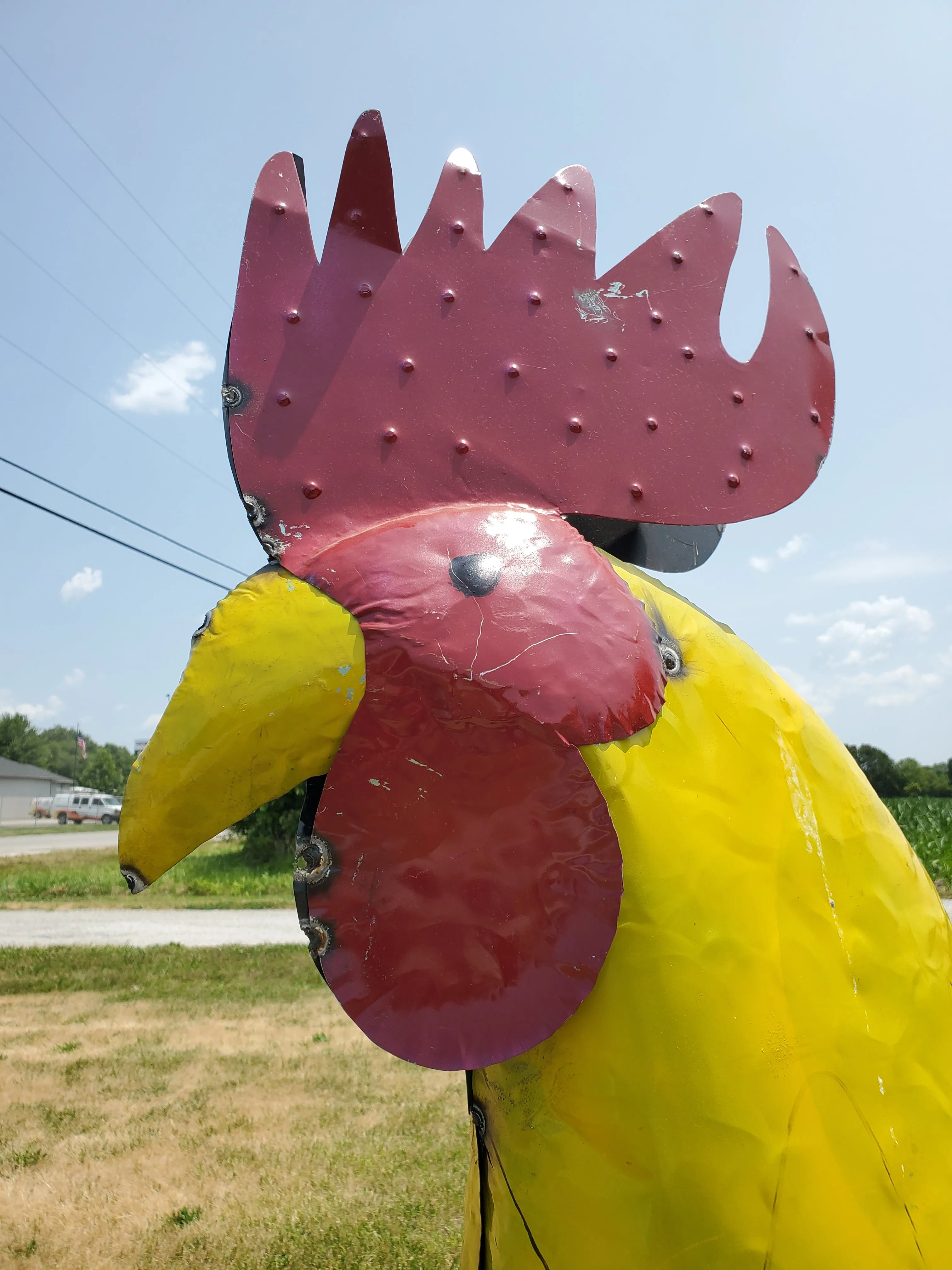 6 1/2Ft Tall Rooster