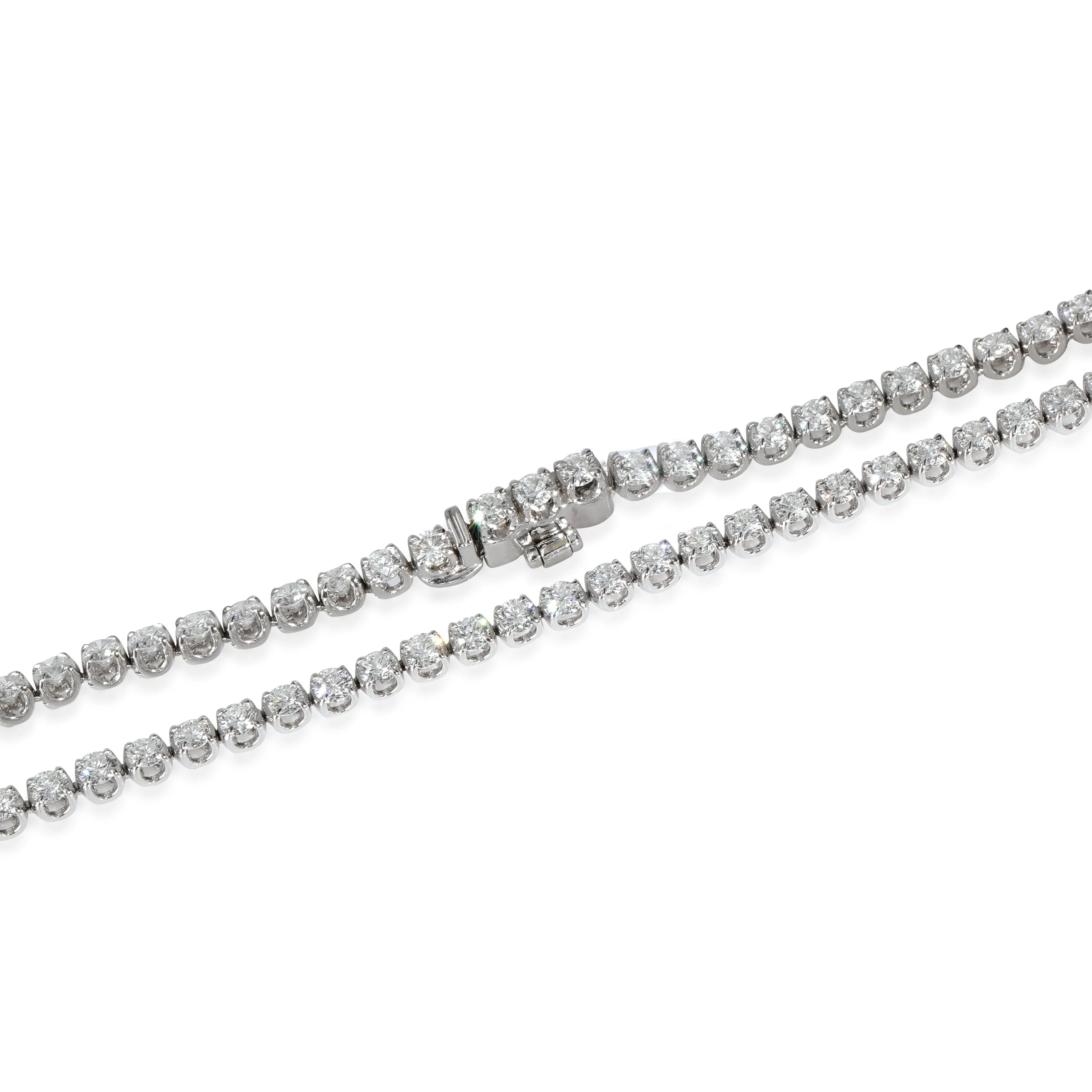 7 ctw White Gold Lab-Grown Diamond Necklace