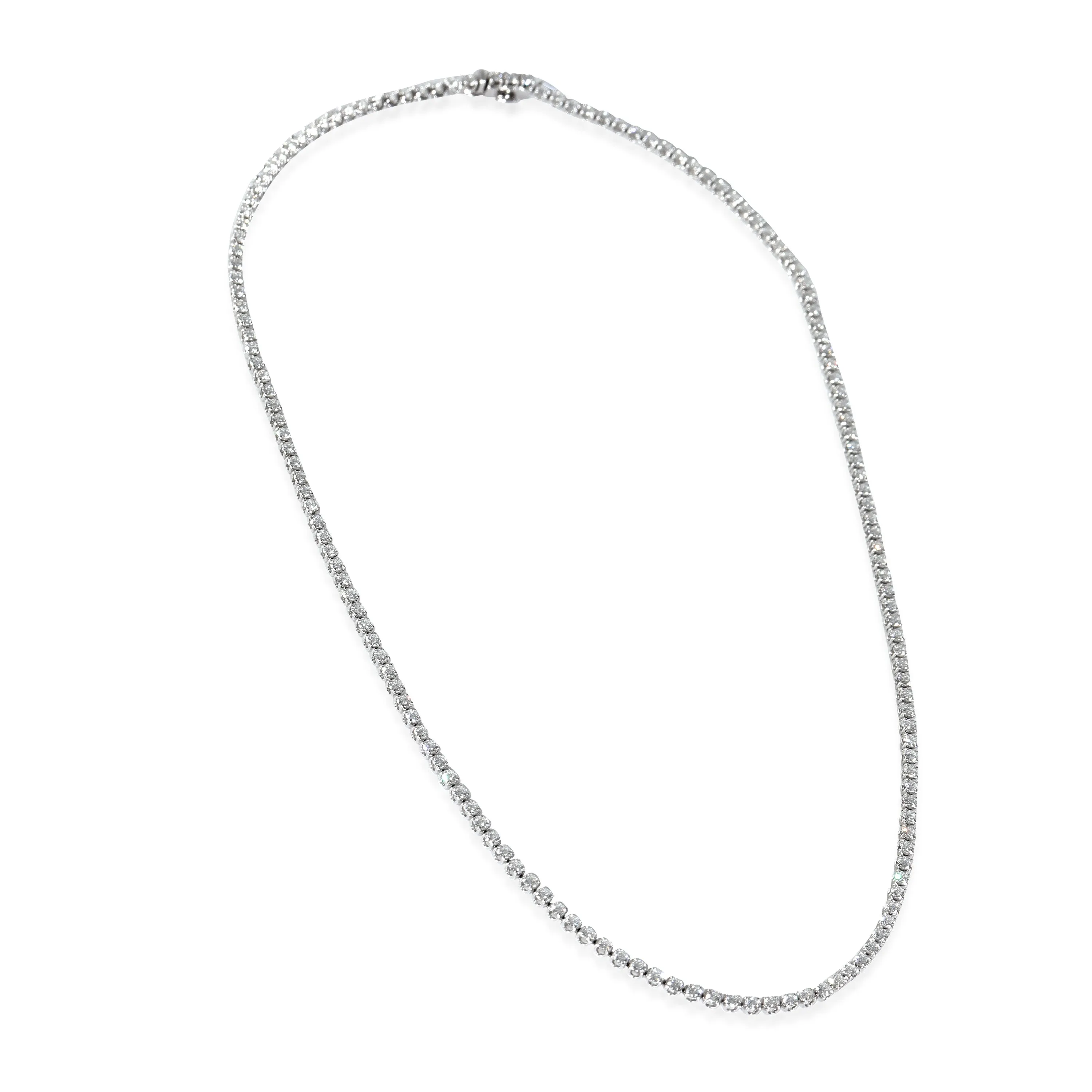 7 ctw White Gold Lab-Grown Diamond Necklace