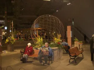8ft. Garden Ball Comes in 4 Sections Wire together to make 8ft decorative plants  