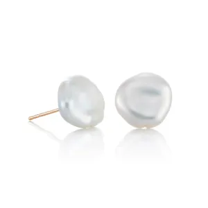 9mm Keshi Pearl Earrings