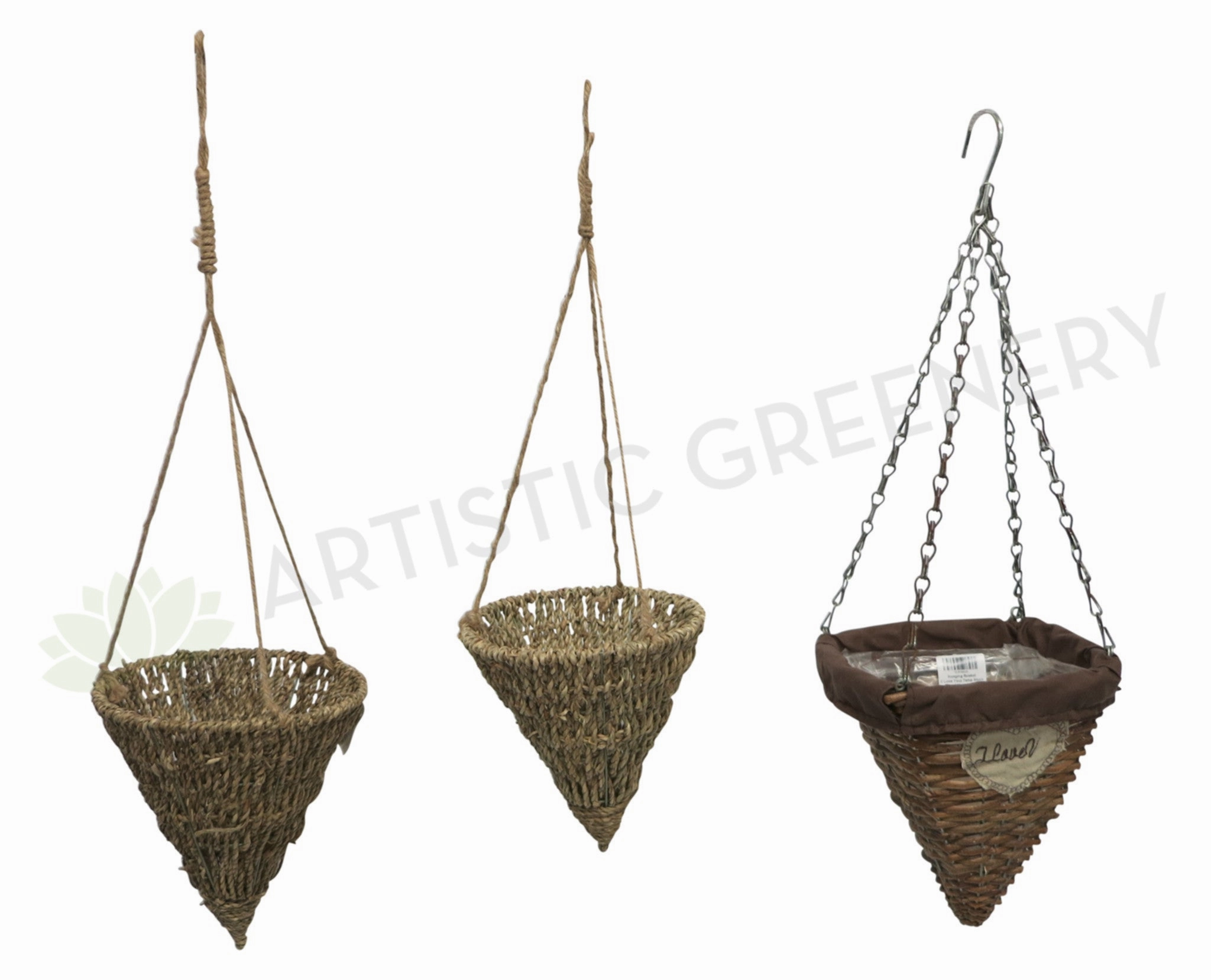 ACC0005 Hanging Cone Baskets outdoor greenery  
