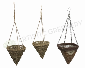 ACC0005 Hanging Cone Baskets outdoor greenery  