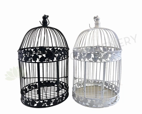 ACC0029 Decorative Bird Cage 2 Colours (Black / White) 3 Sizes outdoor greenery  