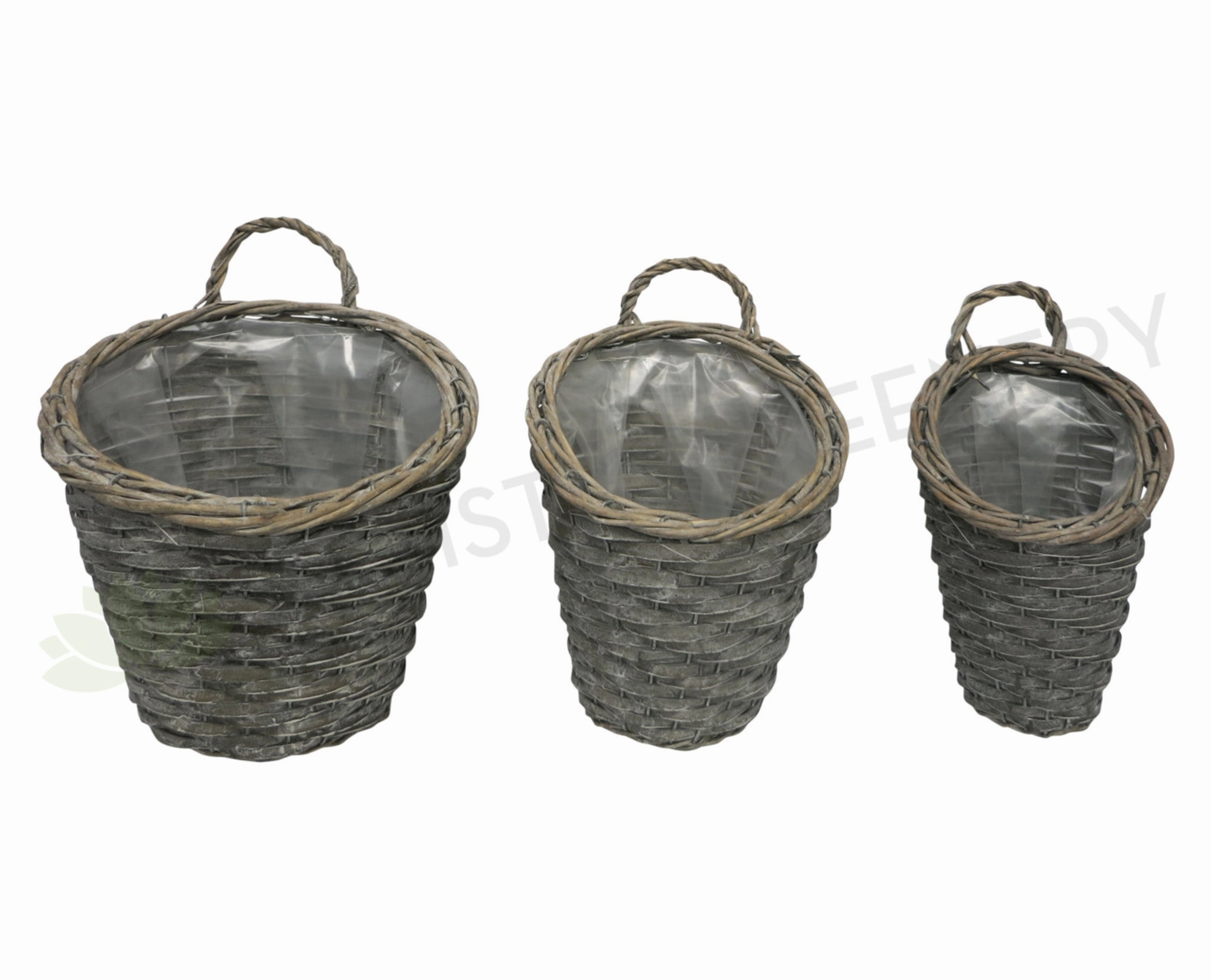 ACC0074 Decorative Rattan Basket 3 Sizes outdoor greenery  