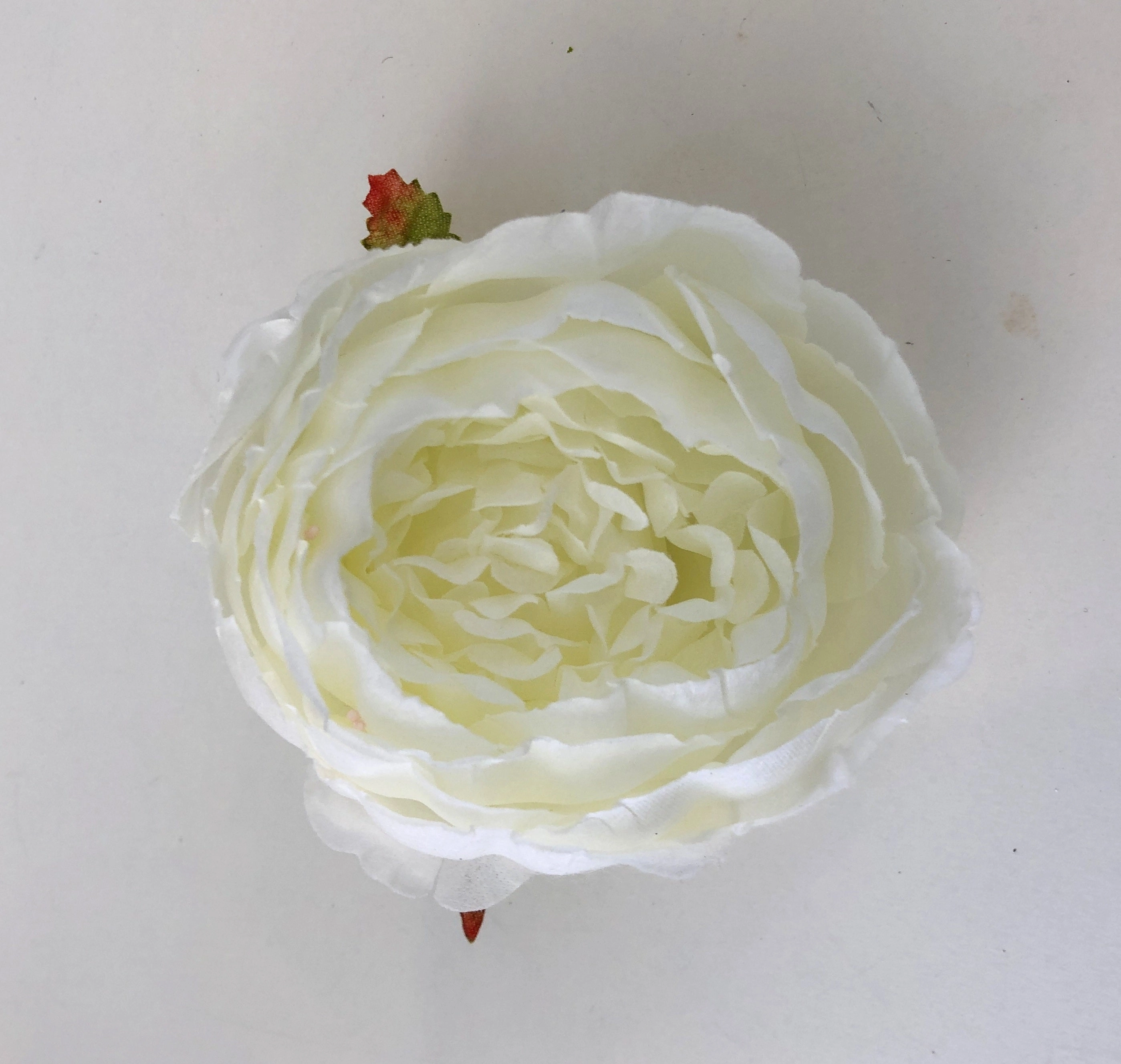 ACC0078 Premium Single Flower Head - White (Large Size)