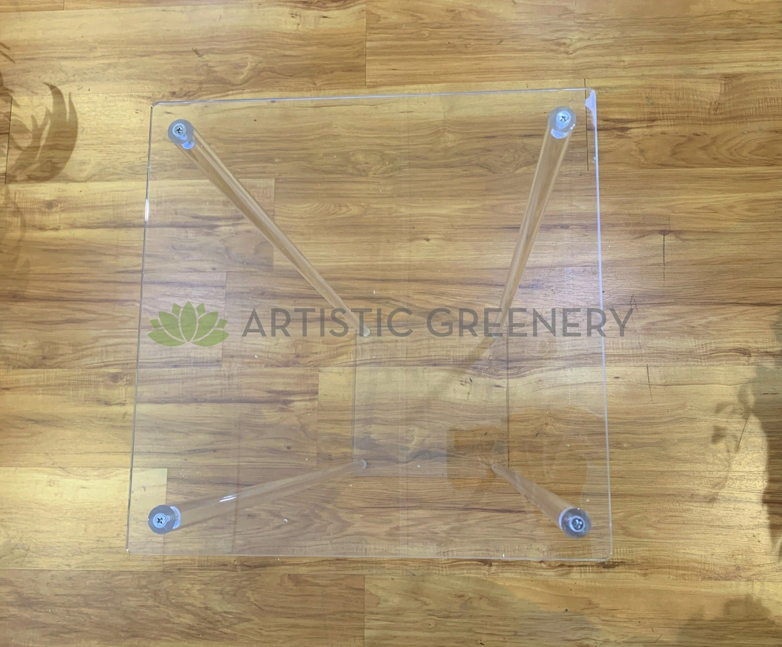 ACC0101 Clear Acrylic Stand Rectangle 100cm x 30cm x 30cm
