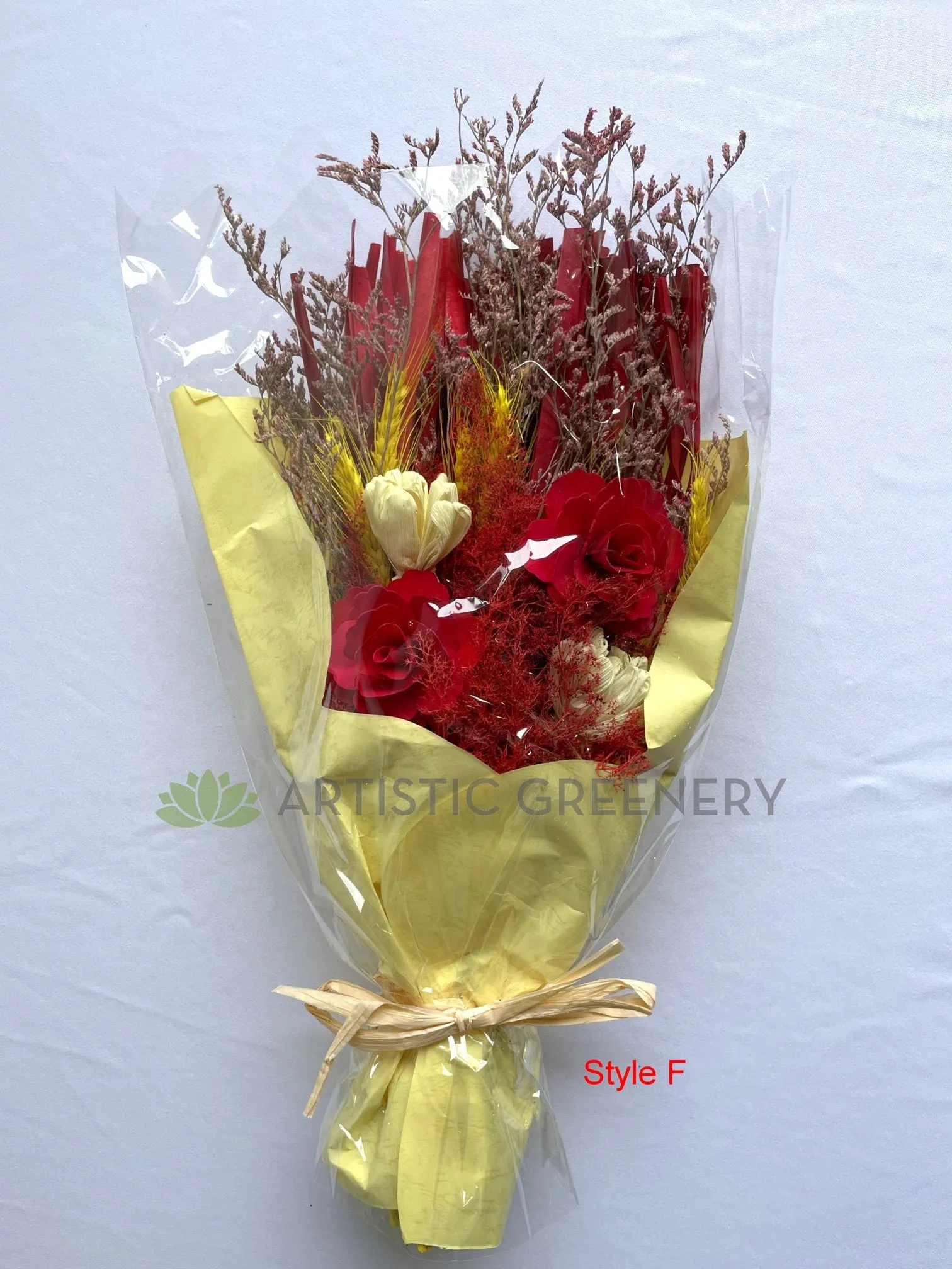ACC0111-18 Dried Flower Bouquet 23x 45cm 6 Styles