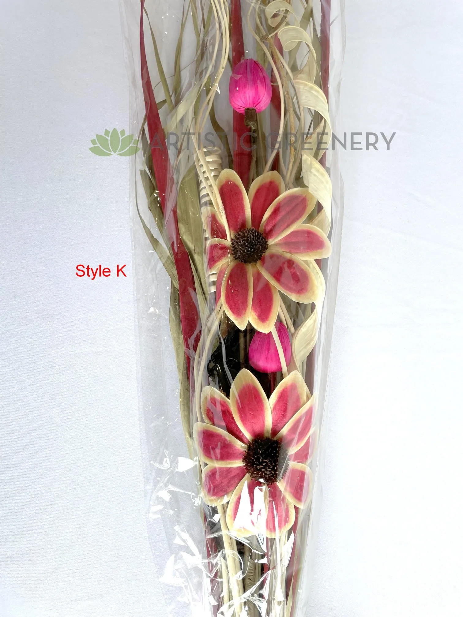 ACC0111-25A Dried Flower Bouquet 93 x 21cm 3 Styles