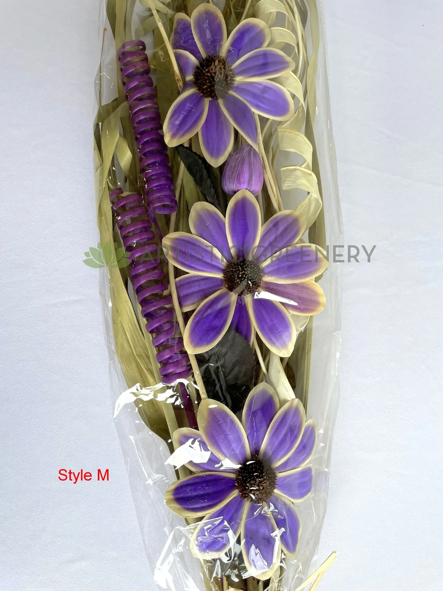 ACC0111-25A Dried Flower Bouquet 93 x 21cm 3 Styles