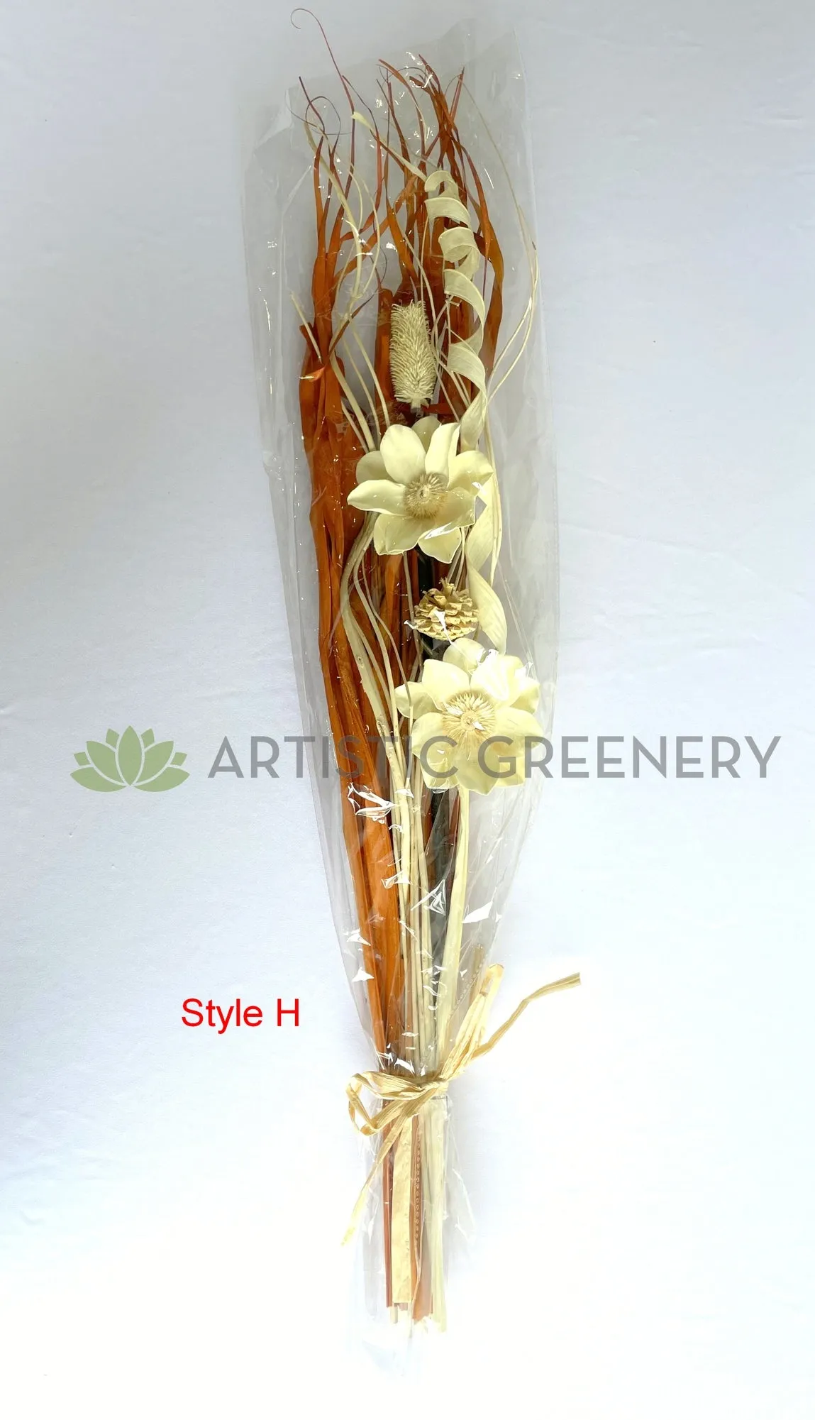 ACC0111-25B Dried Flower Bouquet 93 x 21cm 4 Styles