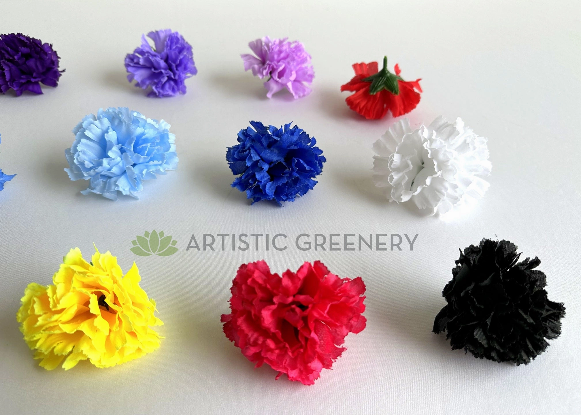 ACC0114 Carnation Flower Head (Various Colours)