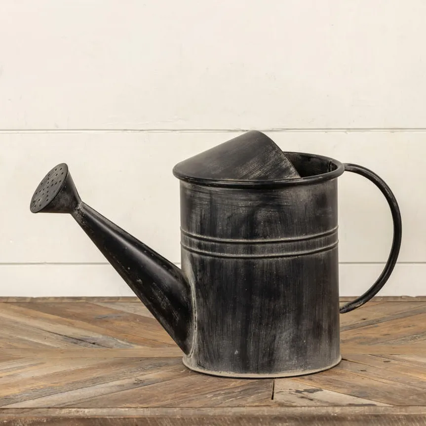 Aged Black Watering Can