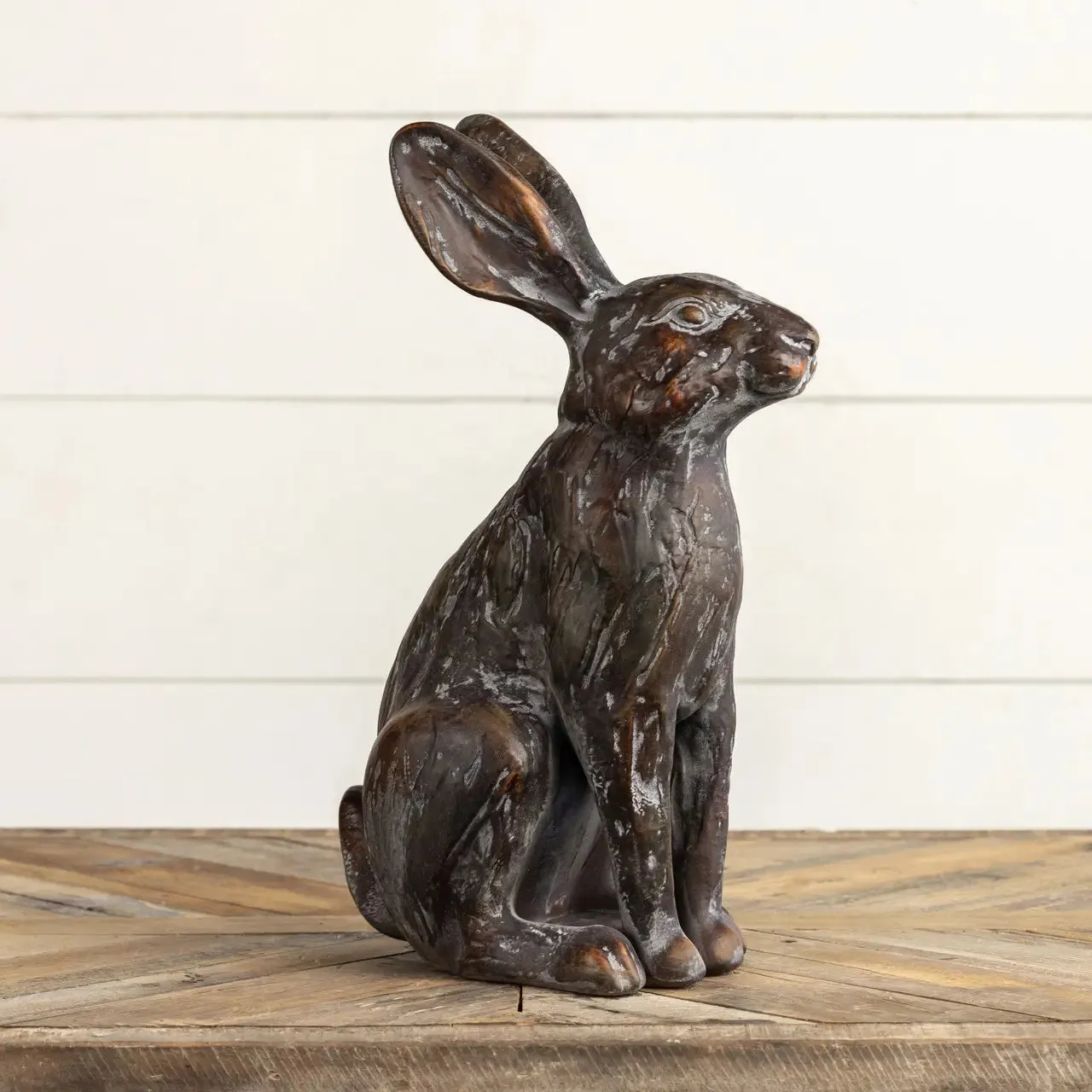 Aged Brown Sitting Rabbit
