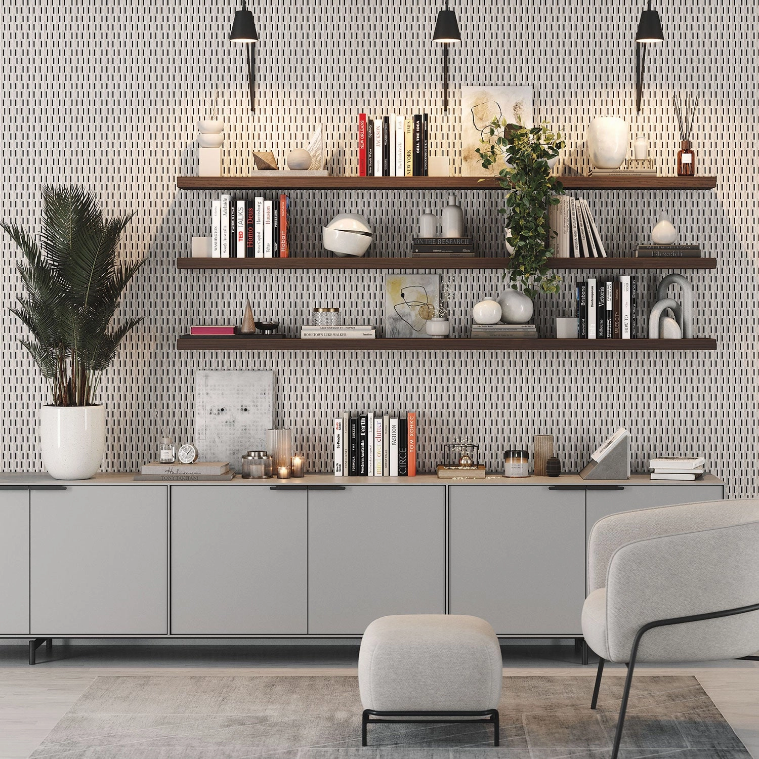 Aksel Dutch Mocha Floating Shelf