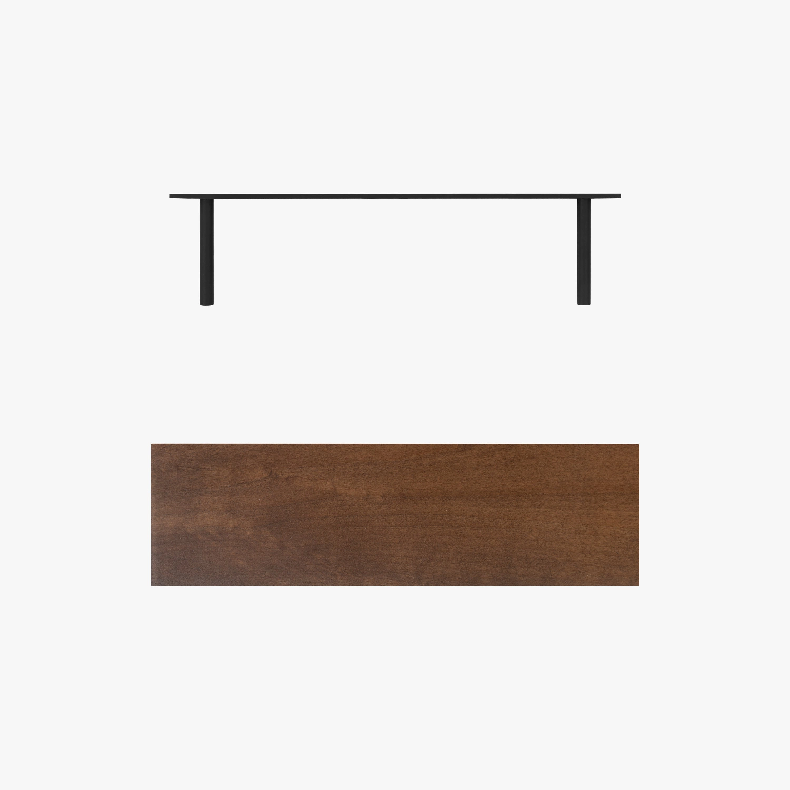 Aksel Espresso Floating Shelf