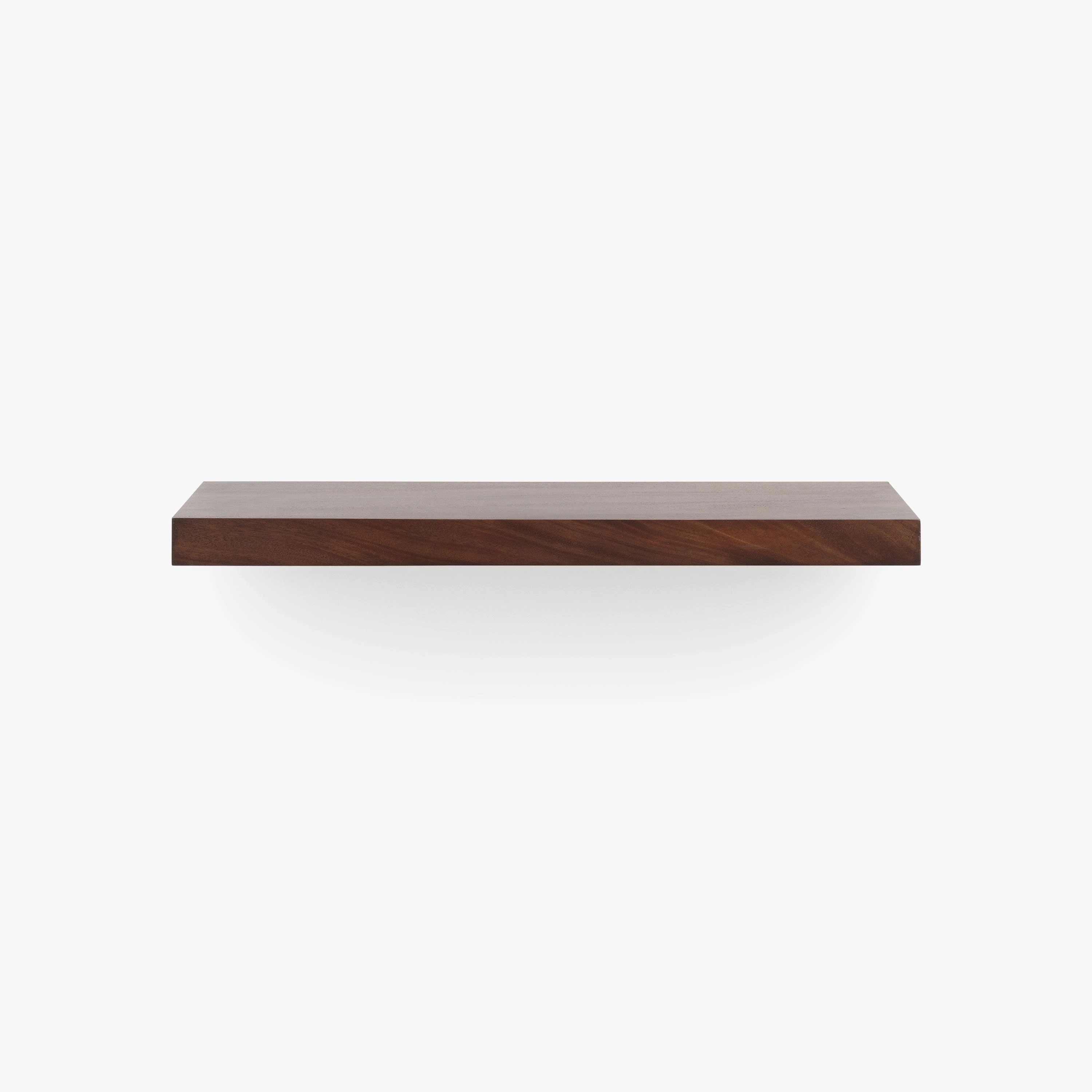 Aksel Espresso Floating Shelf unique vase design