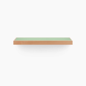 Aksel Inlay Alder Floating Shelf unique vase design